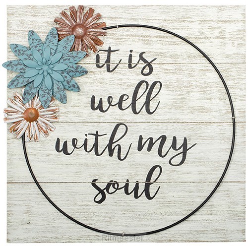 Wall decor soul 38x38cm