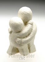 Beeld  8c liefde is hemels 7 cm ivoor