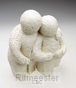 Beeld 12c mijn wereld 16 cm ivoor