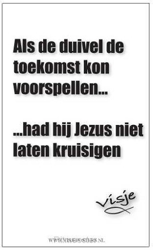 Kaart visje als je kon voorspellen