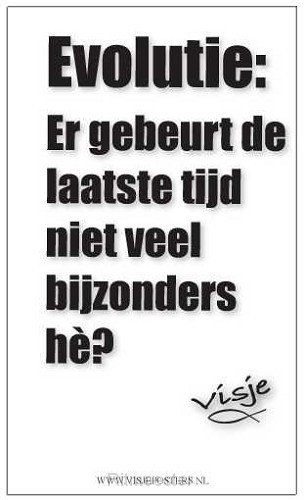 Kaart visje evolutie er gebeurt de