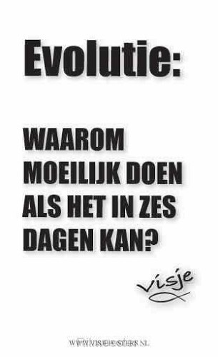 Kaart visje evolutie waarom moeilijk