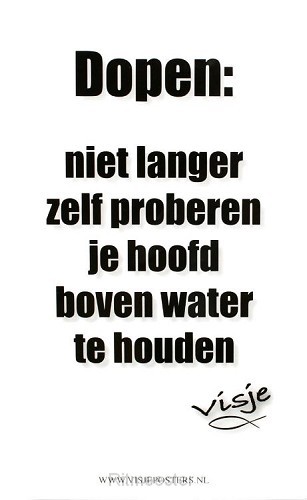 Kaart visje dopen niet langer zelf probe