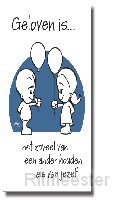 Prentbriefkaart geloven is net zoveel