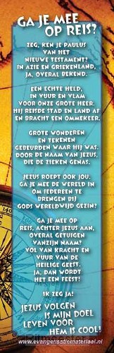 Boekenlegger kinder ga je mee op reis