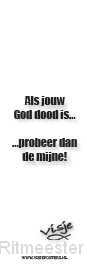 Boekenlegger visje als jou God dood is