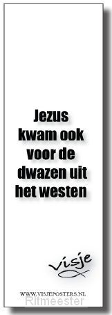 Boekenlegger visje Jezus kwam ook voor
