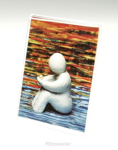 Standaard acryl  4.5x6 cm parel