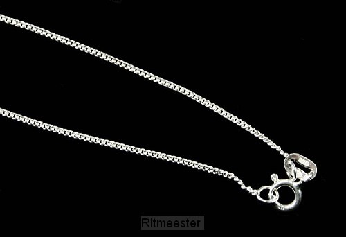 Ketting zilver 40cm gourmet