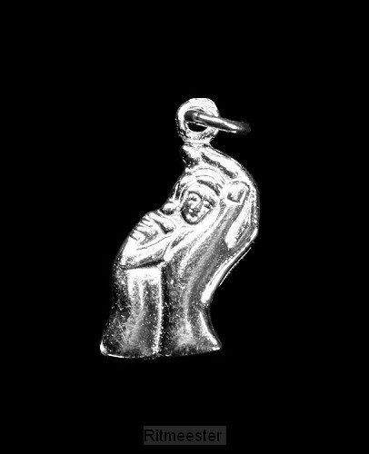 Hanger zilver kind in hand