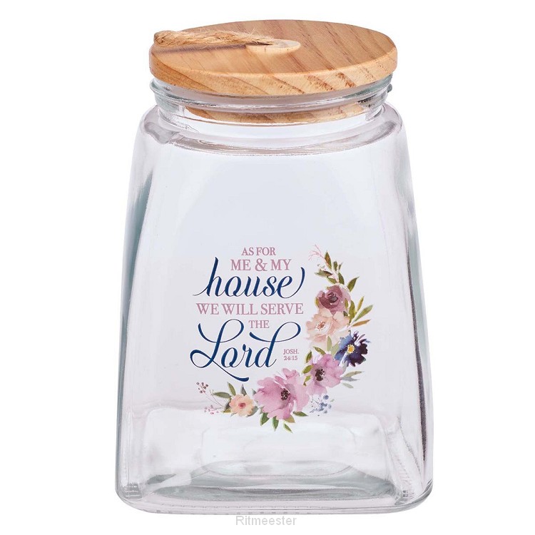 Me and My House Purple Floral Josh 24:5