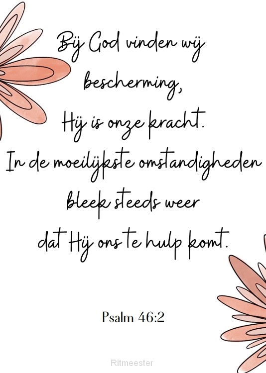 Bij God vinden wij bescherming
