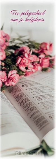 Boekenlegger Ter Gelegenheid Belijdenis