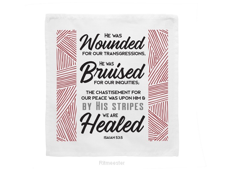 Wounded, bruised healed