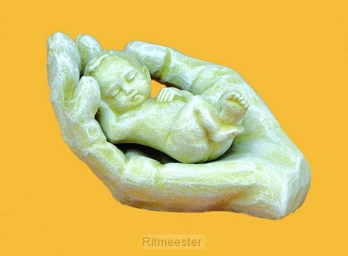 Beeld 2625.50 2624.50 baby in hand los