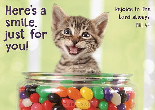 Postcard here''s a smile set6