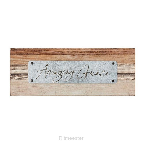 Farmhouse Plaque Amazing Grace