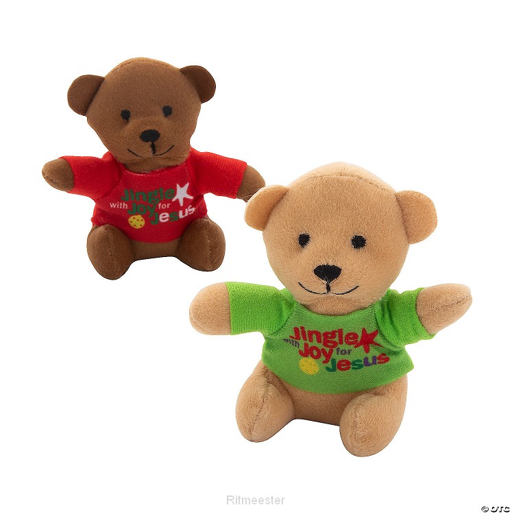 Christmas teddybear Jingle with joy for