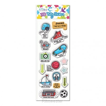 Puffy Stickers Boy''s series (3)