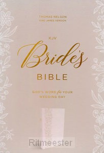 KJV - Bride''s Bible CP, White Lettersof