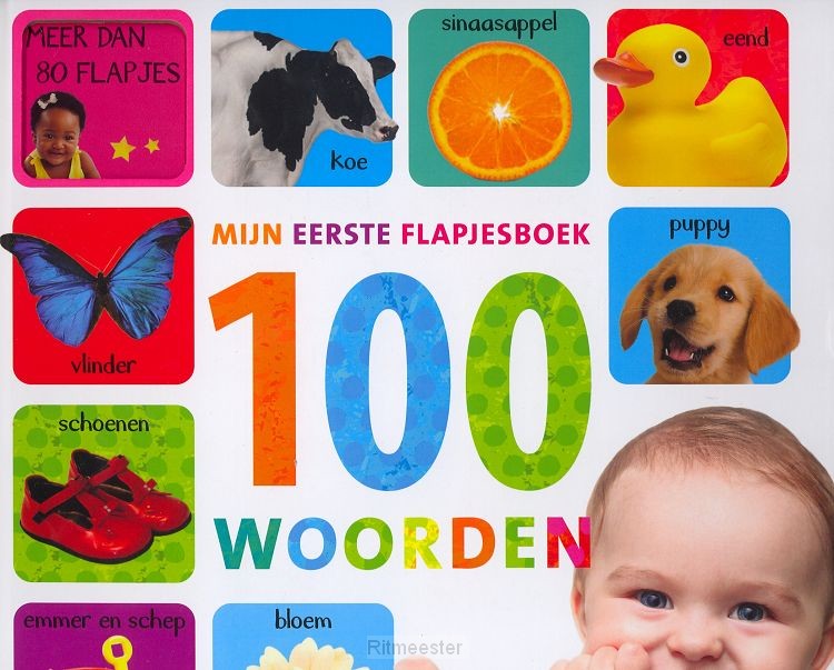 Mijn eerste flapjesboek 100 woorden