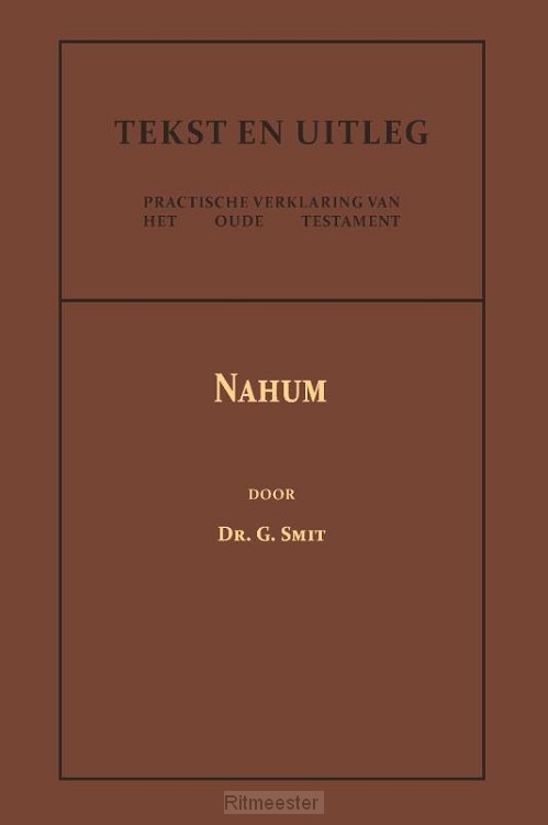 Het Boek van den Profeet Nahum