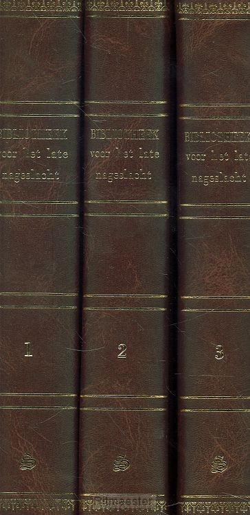 Bibliotheek voor het late nageslacht set