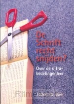 Schrift recht snijden