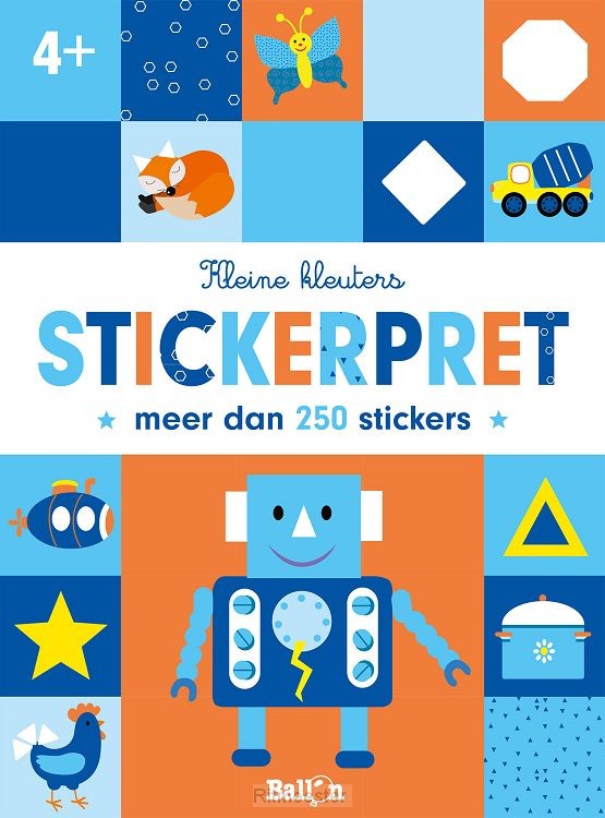 Stickerpret robot  2+