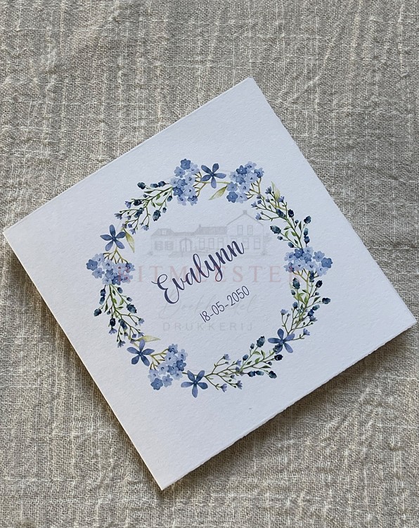 geboortekaartje Evalynn