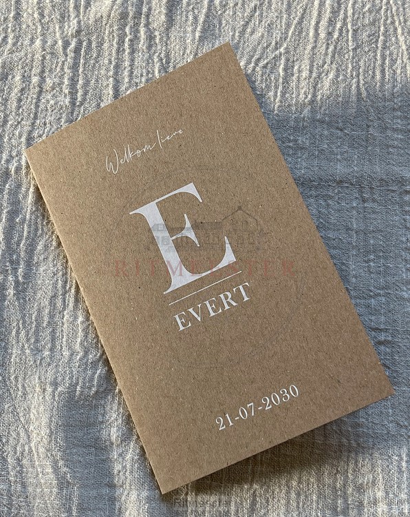 Geboortekaartje Evert