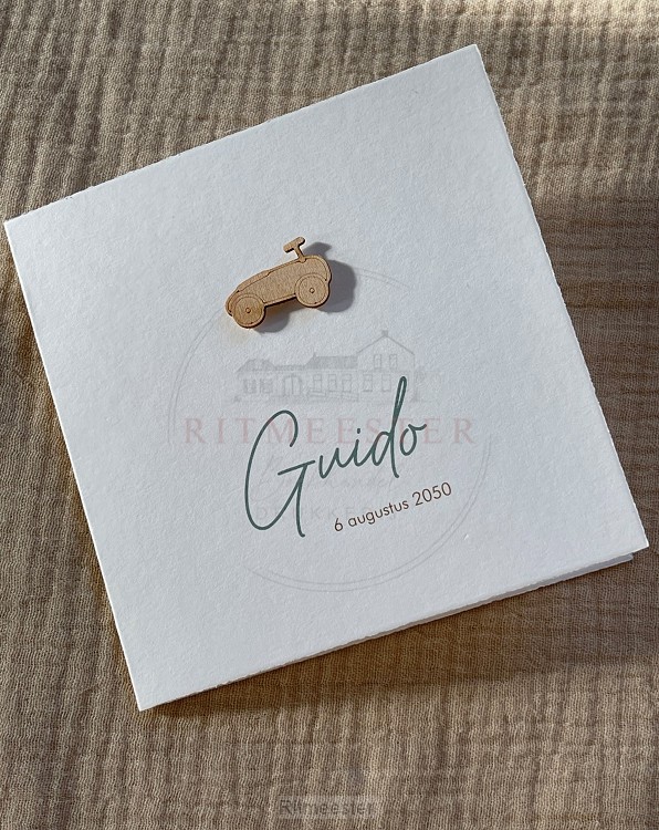 Geboortekaartje Guido