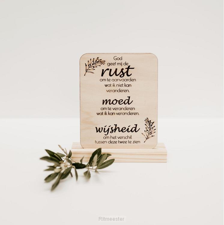 Rust, moed en wijsheid