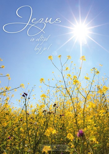 Poster A3 Jezus is altijd bij je