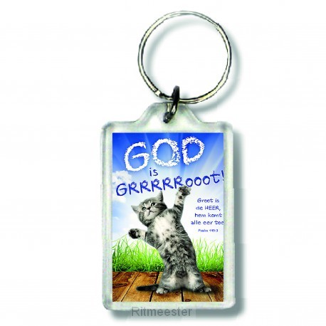Sleutelhanger God is groot