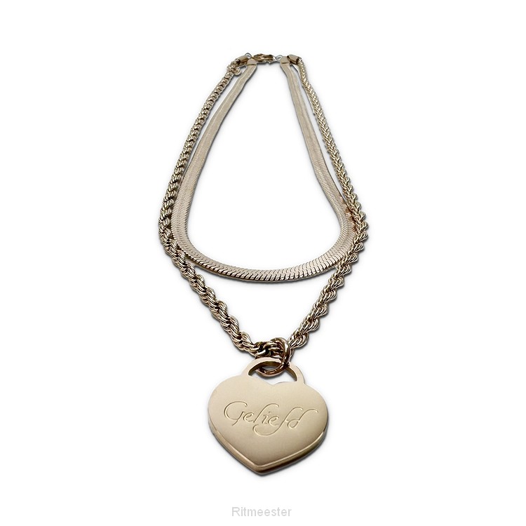 Choker/ketting geliefd rose