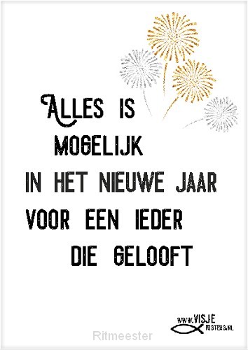 Alles is in het nieuwe jaar mogelijk