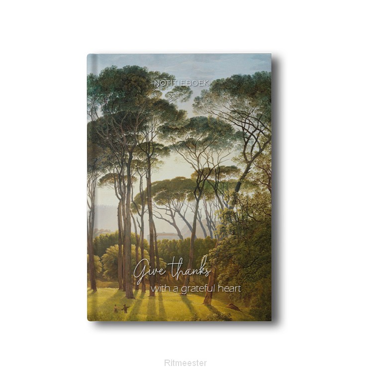 Notitieboek give thanks with a grateful