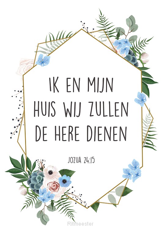 Poster a3 ik en mijn huis