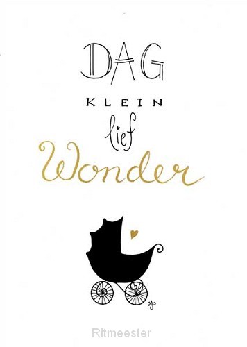 Kaart dag lief klein wonder