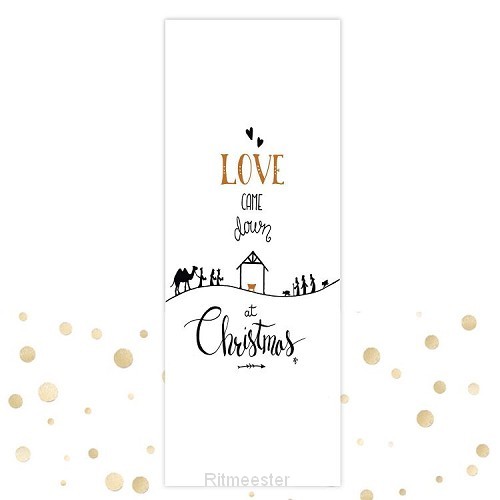 Boekenlegger love came down