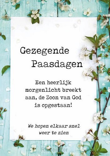 Gezegende paasdagen morgenlicht - snel w