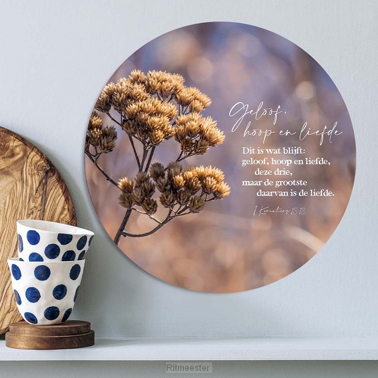 Muurcirkel 1 korintiers 13:13