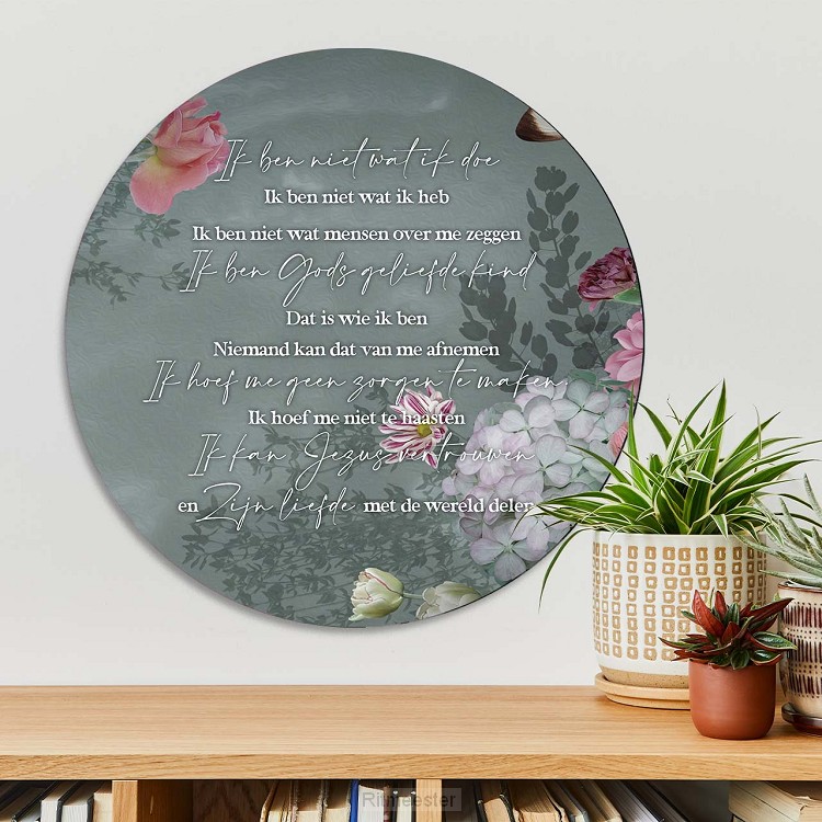 Muurcirkel Gods geliefde kind