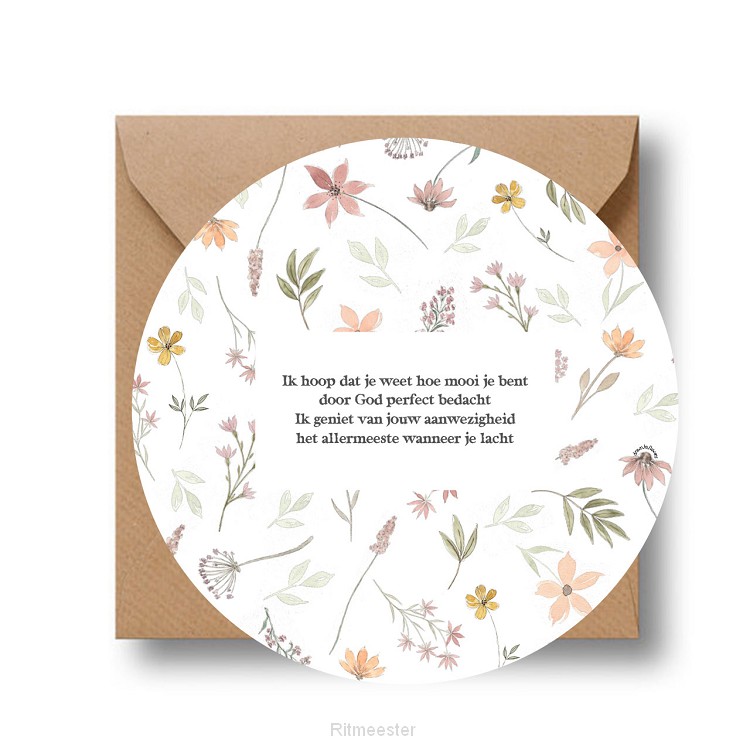 Cirkelcadeau ik hoop dat je weet