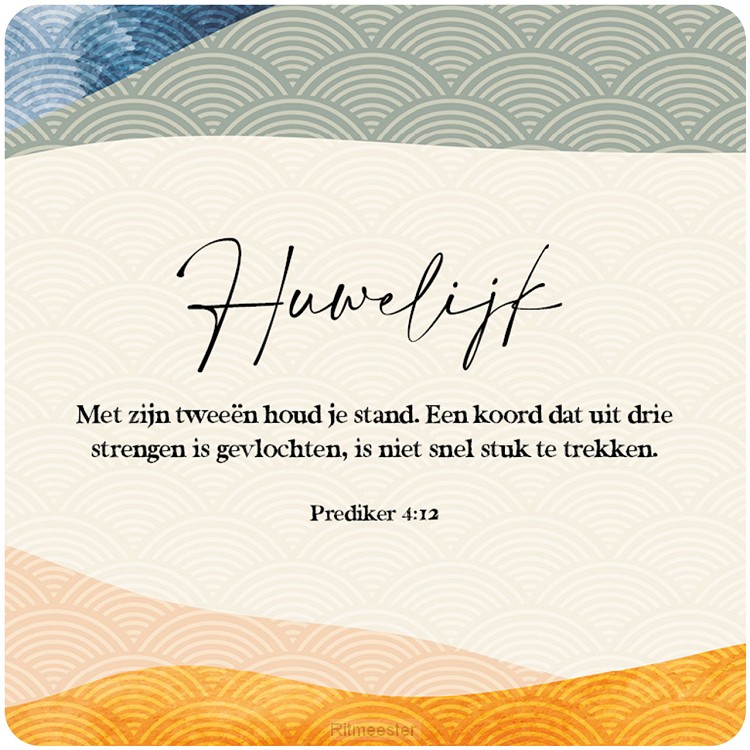 Cadeaubordje nieuwe start