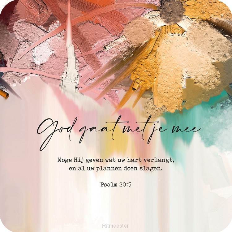 Cadeaubordjes God gaat met je mee