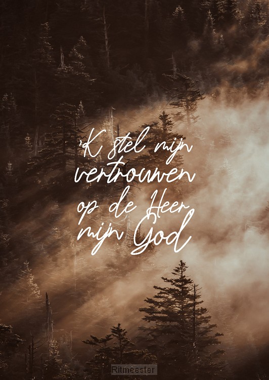 Interieurbord A4 'k stel mijn vertrouwen