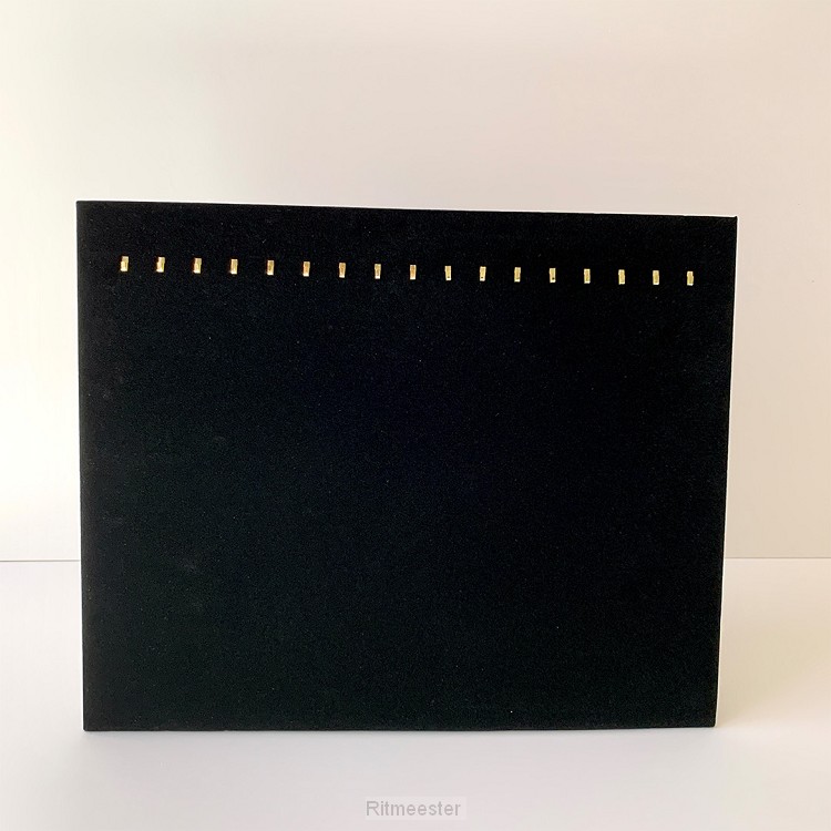 Display kettingen 17 haakjes zwart