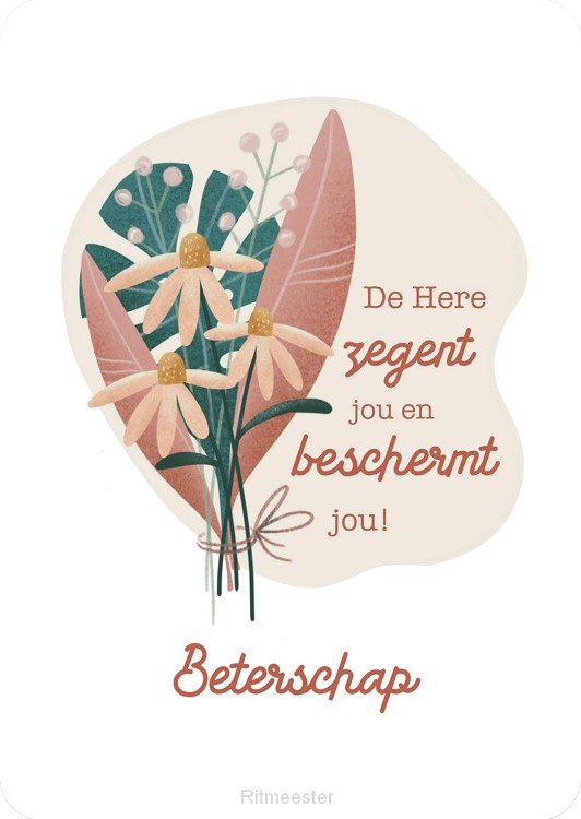 Kaart de Here zegent jou en beschermt jo